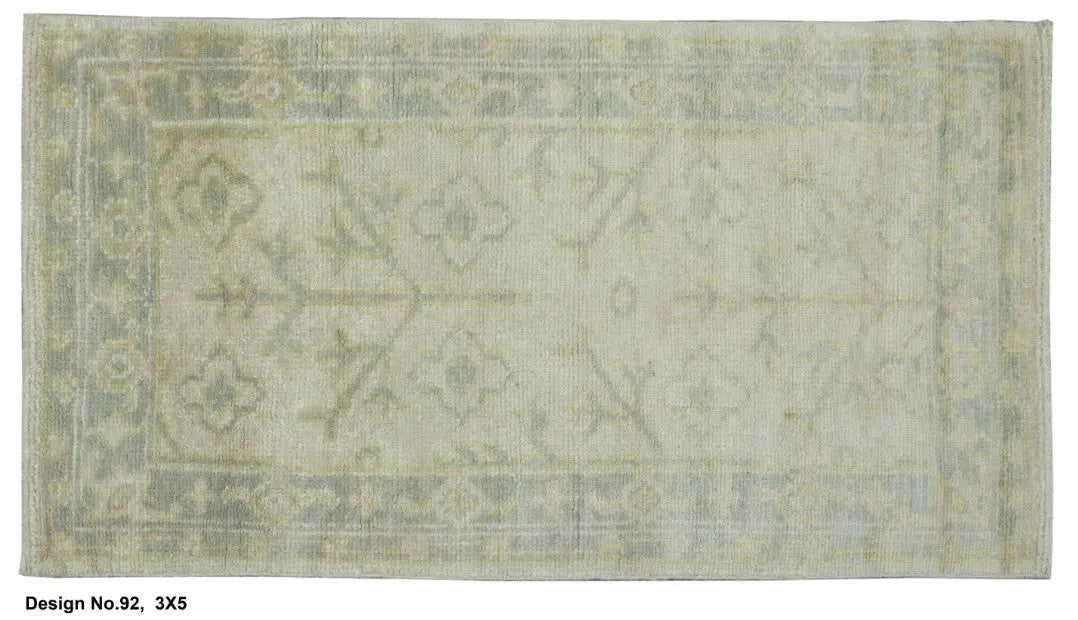 Hand knotted Indian Modern Rug 3'0" x 5'0" ABC Rugs Kilims